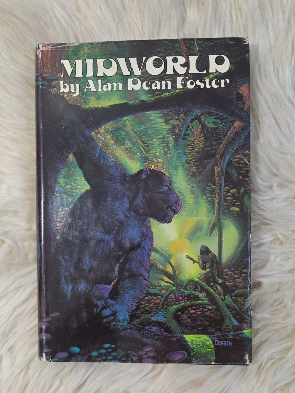 Vintage 1975 Midworld Alan Dean Foster BCE Hardcover Richard Corben Art
